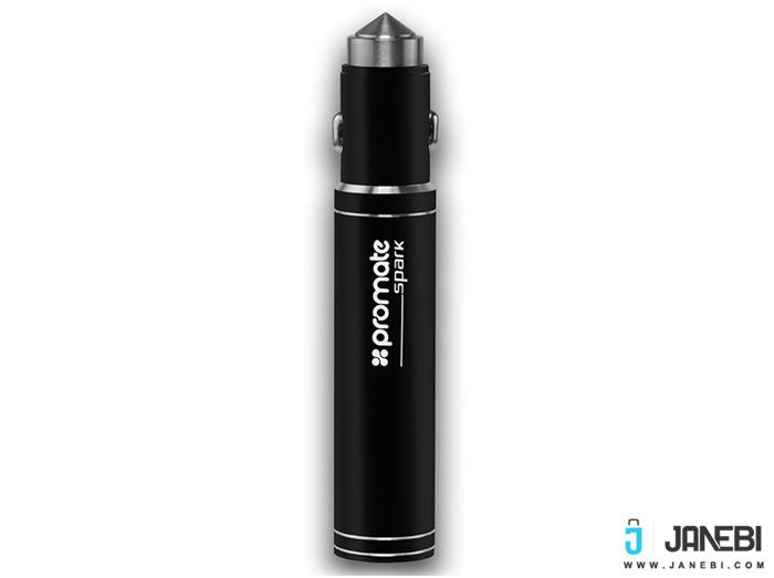 Promate Spark Car Charger with Power Bank