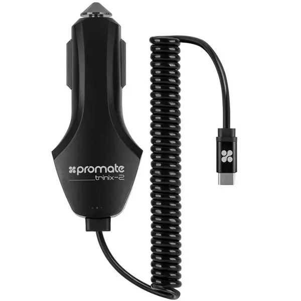 شارژر فندکی پرومیت مدل Trinix-2 Promate Trinix-2 Car Charger - 3