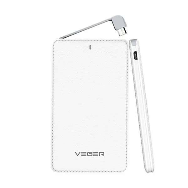 شارژر همراه وگر مدل VP-0409 ظرفیت 5000 میلی آمپر ساعت Veger VP-0409 5000mAh Power Bank - 5