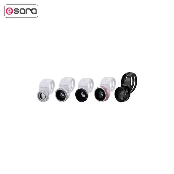 لنز کلیپسی موبایل مامکس مدل X-Lens 5in1 CAM6 بسته 5 عددی Momax X-Lens 5in1 CAM6 Clip Lens Pack of 5