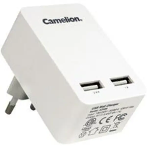 شارژر دیواری دو پورت 3.4 آمپر کملیون Camelion Dual USB 3.4A Wall Charger - 2