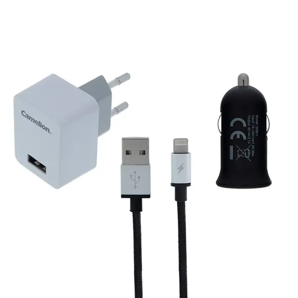 مجموعه لوازم جانبی موبایل کملیون مدل AD568+DD811+CDC015-CB Camelion AD568+DD811+CDC015-CB Mobile Acessory Pack - 2