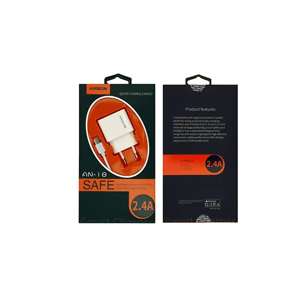 شارژر دیواری آرسون مدل AN-18 به همراه کابل Type-C - 4