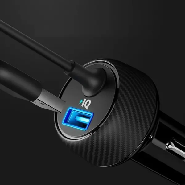 شارژر فندکی با کابل لایتنینگ انکر Anker Car Power Drive Elite 2 - 3