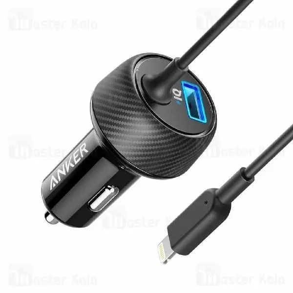 شارژر فندکی ANKER مدل POWERDRIVE 2 ELITE Anker A2214 PowerDrive 2 Elite with Lightning Connector UN with Offline Packaging V3 - 2