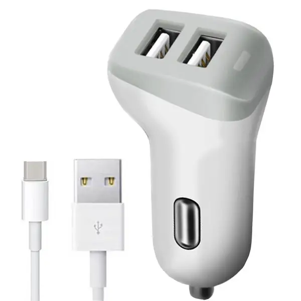 شارژر فندکی جووی مدل jc68 به همراه کابل تبدیل USB-C