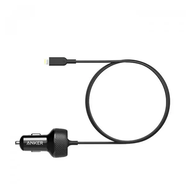شارژر فندکی انکر مدل PowerDrive 2 Elite Anker PowerDrive Elite 2 Ports with Lightning Connector - 5