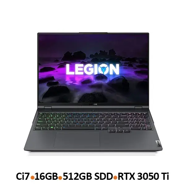 لپ تاپ لنوو 16 اینچ مدل Legion 5 Pro Lenovo Legion 5 Pro Core i7-11800H 16GB-512SSD-4GB RTX 3050TI - 2