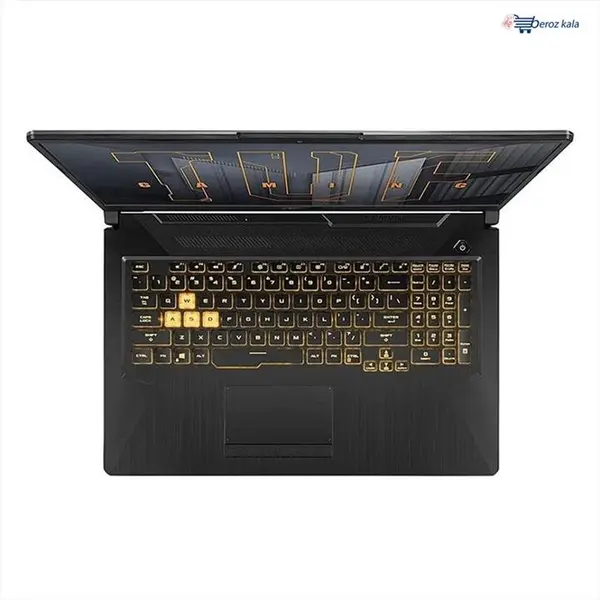 لپ تاپ ایسوس 17.3 اینچ مدل TUF Gaming F17 FX706HE Core i5-11260H 8GB-512SSD-4GB 3050Ti Asus TUF Gaming F17 FX706HE Core i5-11260H 8GB-512SSD-4GB 3050Ti "17 - 3