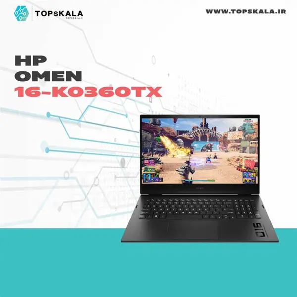 لپ تاپ اچ پی مدل 16 اینچ OMEN 16-K0360TX - i7 12700H 16GB 1TB SSD RTX 3060 HP OMEN 16-K0360TX - i7 12700H 16GB 1TB SSD RTX 3060 - 2