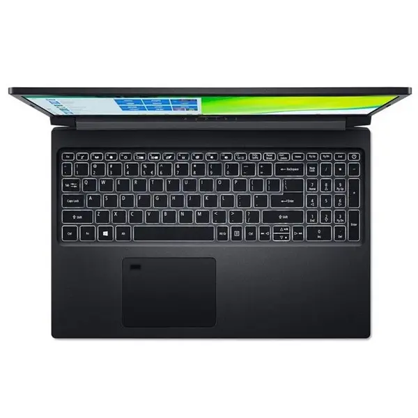 لپ تاپ ایسر 15.6 اینچ مدل Aspire 7 A715 Acer Aspire 7 A715 Ryzen 5-3550H 8GB-256SSD-4GB GTX 1650
