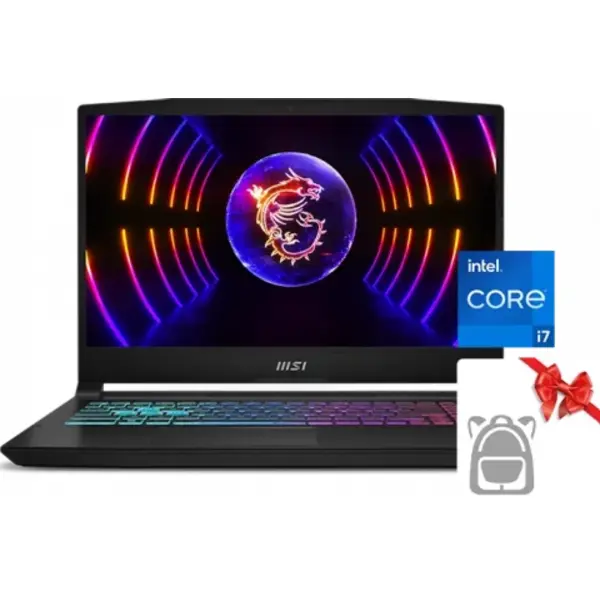لپ تاپ گیمینگ 15.6 اینچ MSI مدل Katana 15 B12VEK Core i7 12650H 16GB 1TBSSD 6GB RTX 4050 MSI Katana 15 B12VEK Core i7 12650H 16GB 1TBSSD 6GB RTX 4050