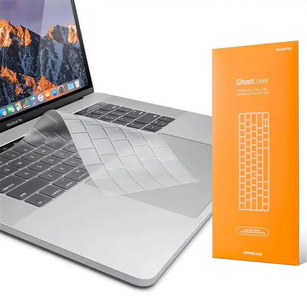 UPPERCASE GhostCover Premium Ultra Thin Keyboard Protector for MacBook Pro with Touch Bar 13" and 15" 2016 2017 2018 2019, Apple Model Number A1706, A1707, A1989, A1990, A2159 - 5