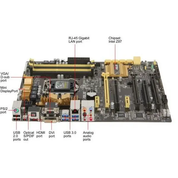 مادربورد ایسوس 1150 ASUS Z87-A - 2