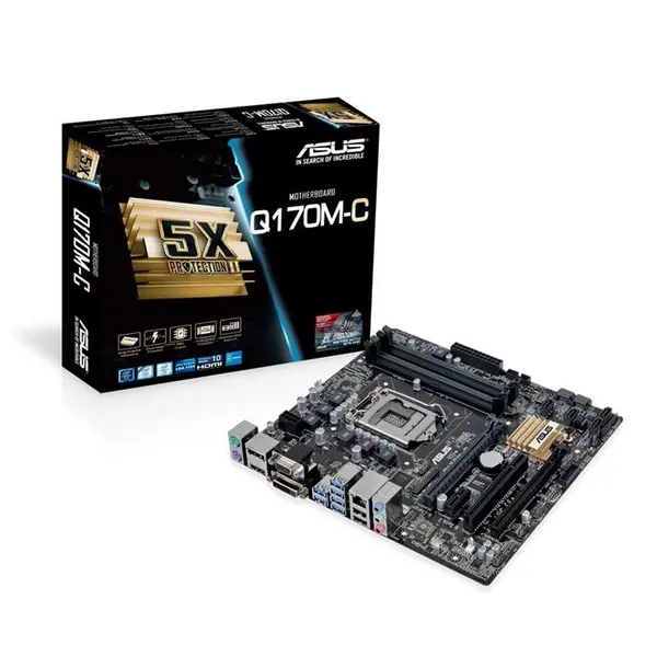 مادربرد ایسوس مدل کیو 170 ام سی سی اس ام ASUS Q170M-C/CSM LGA 1151 Motherboard - 3
