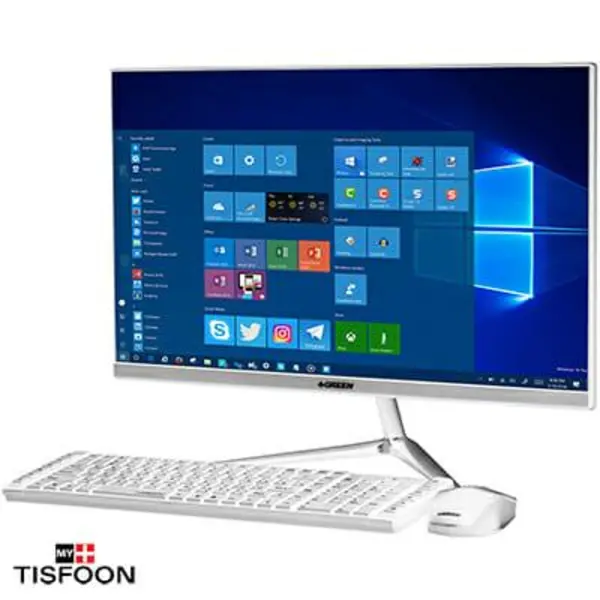 کامپیوتر نیمه آماده 24 اینچ GPiO240-H310T-Core i3 8100 4GB-1TB GREEN GPiO240-H310T-Core i3 8100 4GB-1TB Intel - FHD Non Touch - 3