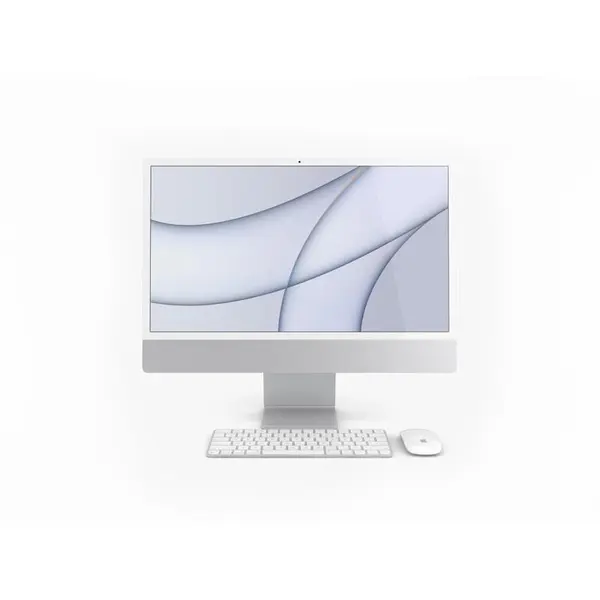 آی مک 24 اینچ اپل مدل کاستم رنگ نقره ای IMAC CTO M1-8Core 16GB-512GB SSD GPU-8Core Silver - 2