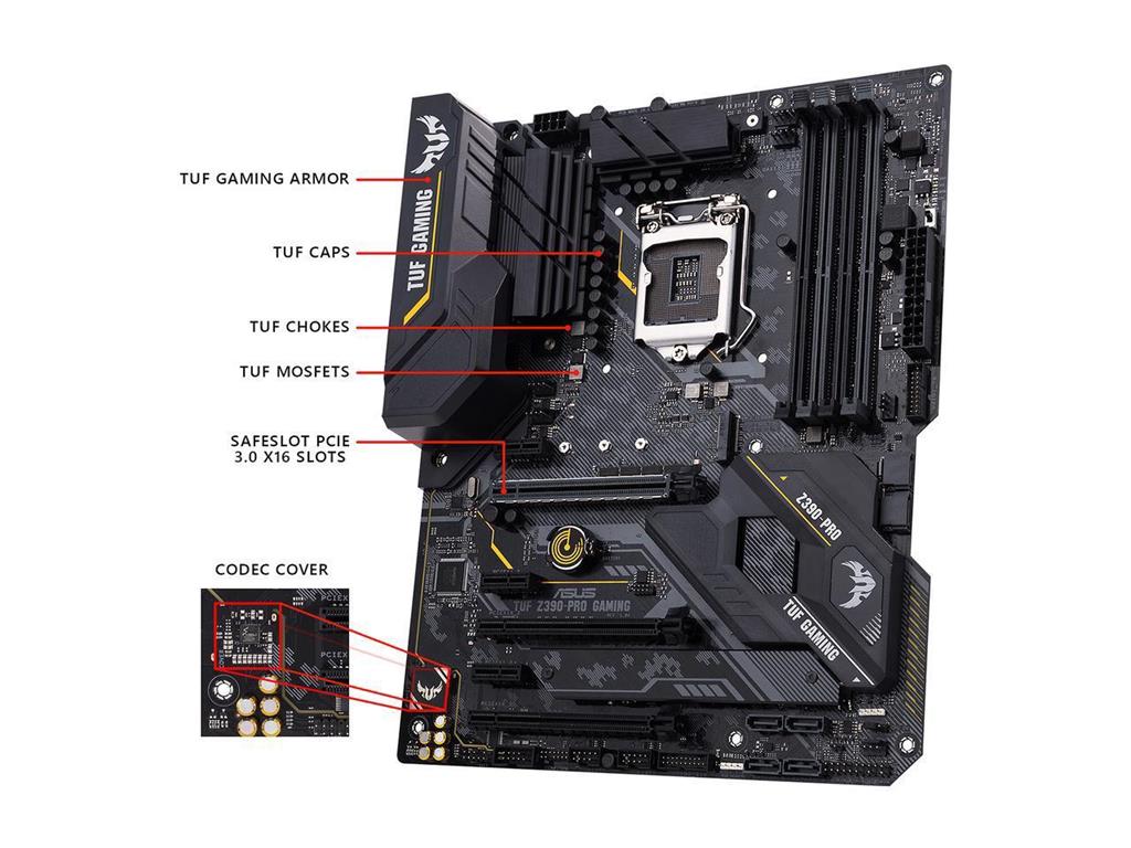 ASUS TUF Z390-PRO GAMING LGA 1151 Motherboard