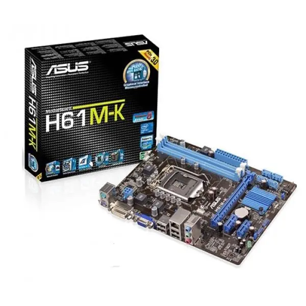 مادربورد ایسوس مدل اچ 61 ام کی ASUS H61M-K