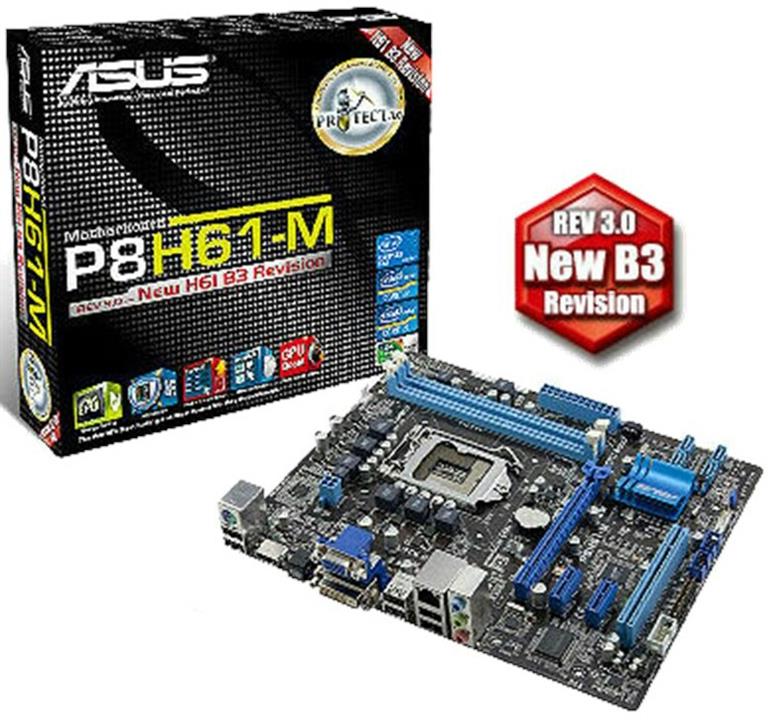 ASUS P8H61-M LX3 LGA 1155 Motherboard