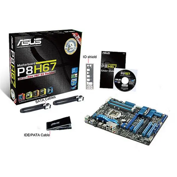 مادربرد ایسوس مدل پی 8 اچ 67 ASUS P8H67 LGA 1155 Motherboard - 3