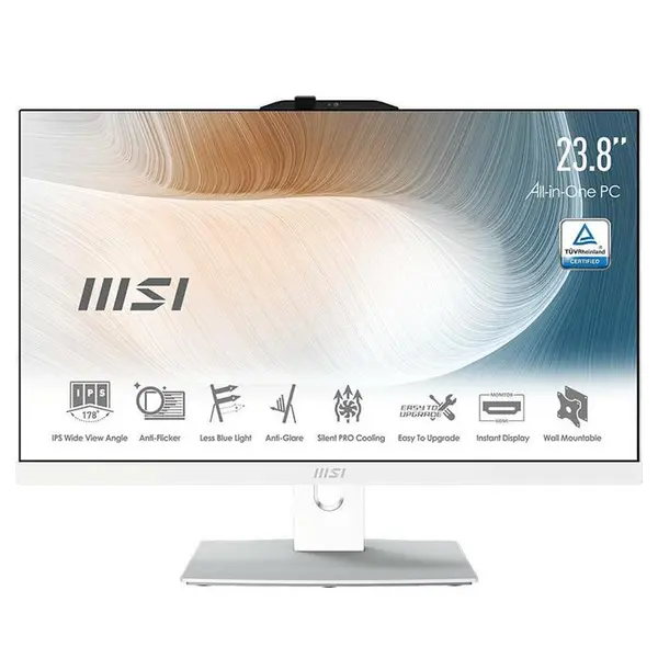 کامپیوتر All In One ام اس آی 24 اینچی مدل AM242P 12M Core i3 1215U 8GB 512GB SSD Intel All-in-One Msi AM242P 12M Core i3 1215U 8GB 512GB SSD Intel All-in-One - 2