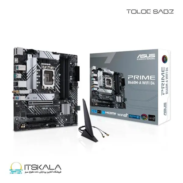 مادربرد ایسوس ASUS Prime B660M-A D4 Stock - 2