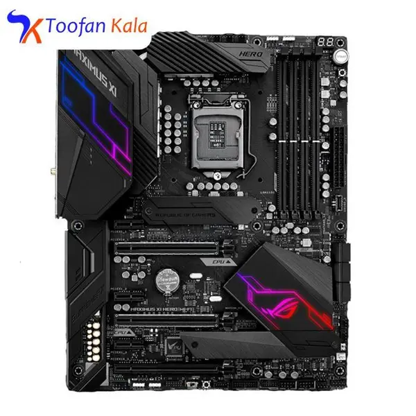 مادربرد ایسوس مدل راگ ماکسیموس ایکس آی هیرو ASUS ROG MAXIMUS XI HERO LGA 1151 Z390 Motherboard - 2