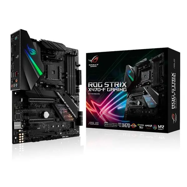 ASUS ROG STRIX X470 F GAMING MOTHERBOARD - 4