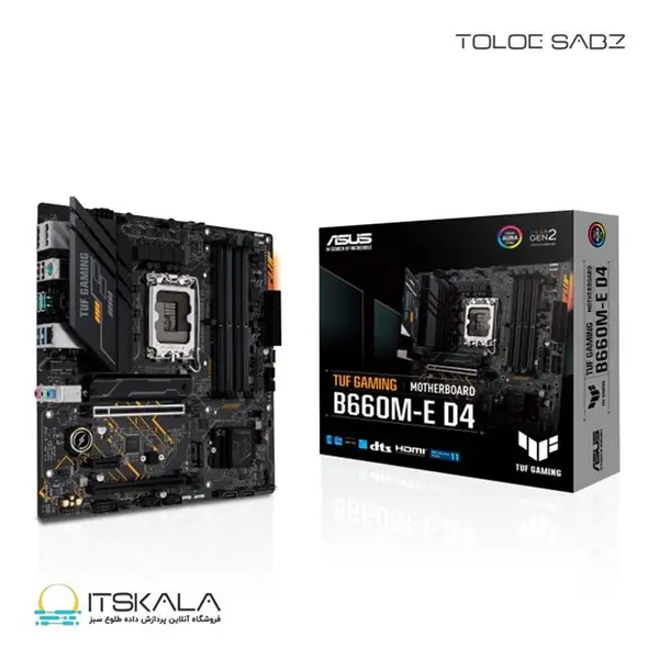 مادربرد ایسوس ASUS TUF GAMING B660M-E D4 - تصویر 1