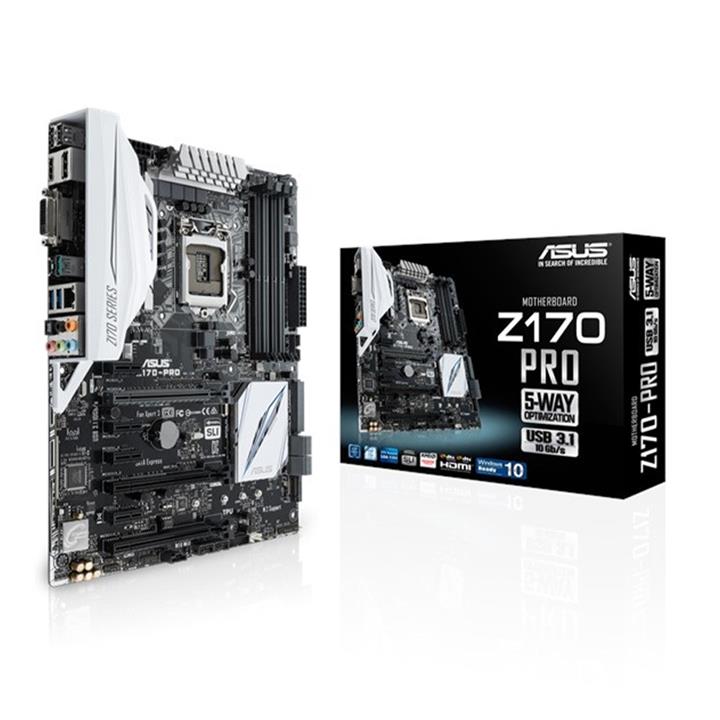 مادربورد ایسوس مدل ASUS Z170 Pro (8 کارته) – کارکرده