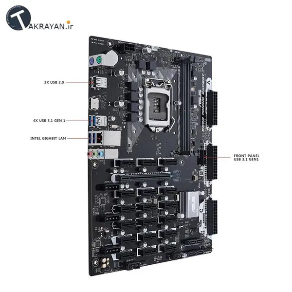 مادربرد ایسوس مدل B250 MINING EXPERT Asus B250 MINING EXPERT LGA 1151 Motherboard - 2