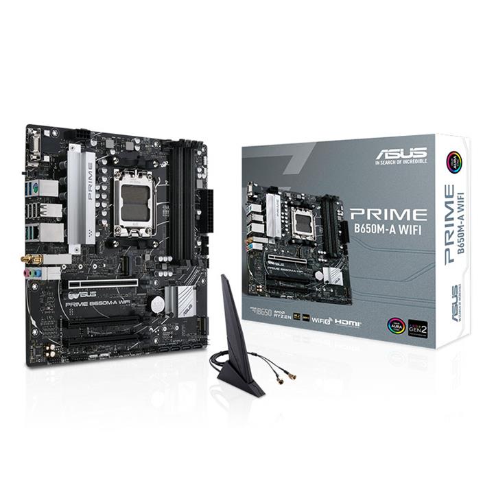 ASUS  PRIME B650M A WIFI DDR5 AM5 mATX Motherboard