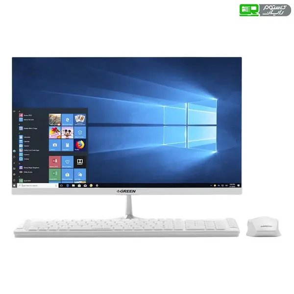 کامپیوتر آماده گرین GX24 Pentium Gold G5400 8GB-240GB All-in-One Green GX24 Pentium Gold G5400 8GB-240GB SSD Intel - 5