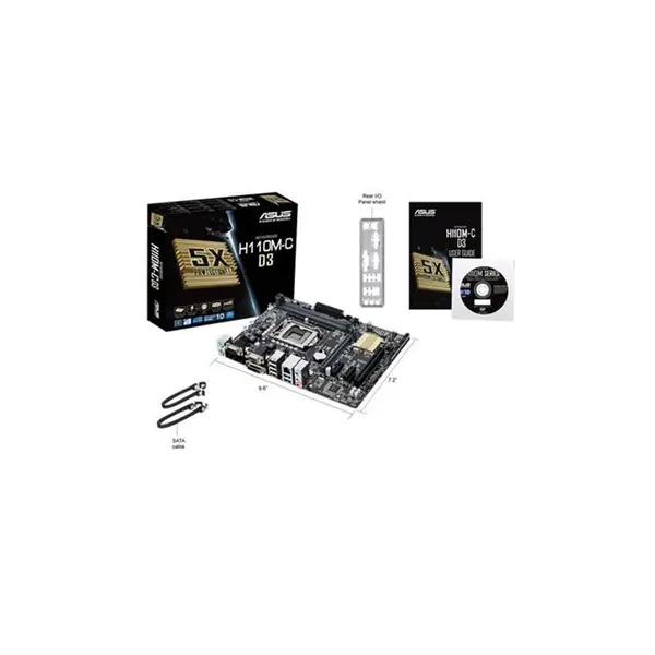 مادربرد ایسوس مدل H110M-A Asus H110M-A Motherboard - 5