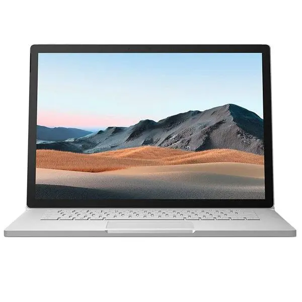 لپ تاپ ۱۵ اینچی مایکروسافت مدل سرفیس بوک ۳ i7 32GB 512GB SSD 6GB GTX 1660TI Microsoft Surface Book 3-Core i7-1065G7 32GB 512GB SSD 6GB GTX 1660TI