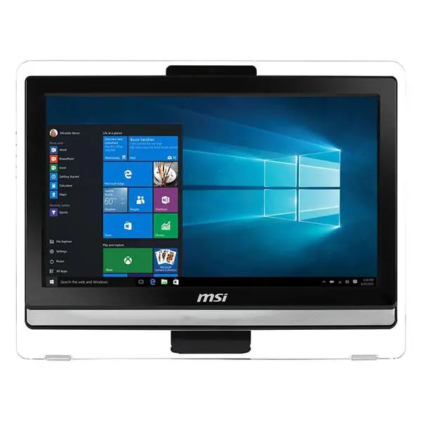 کامپیوتر یکپارچه ام اس آی مدل MSI Pro20EDT 6QC i5 8GB 1TB 4GB Touch MSI Pro 20EDT 6QC-Core i5-8GB-2TB-4GB 19.5Inch Touch - 5
