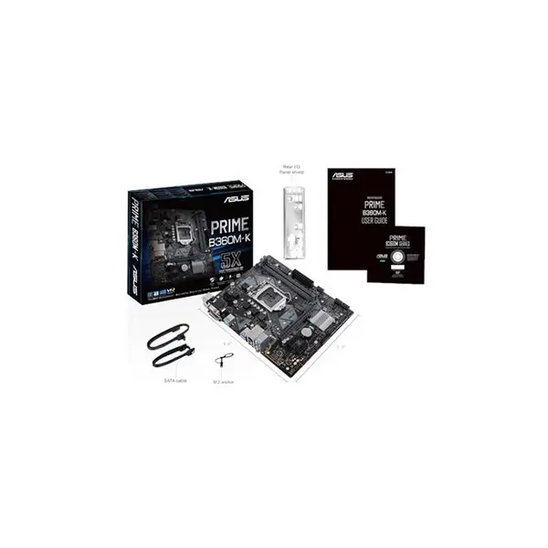 مادربرد ایسوس مدل PRIME B360M-K ASUS PRIME B360M-K Motherboard - 3