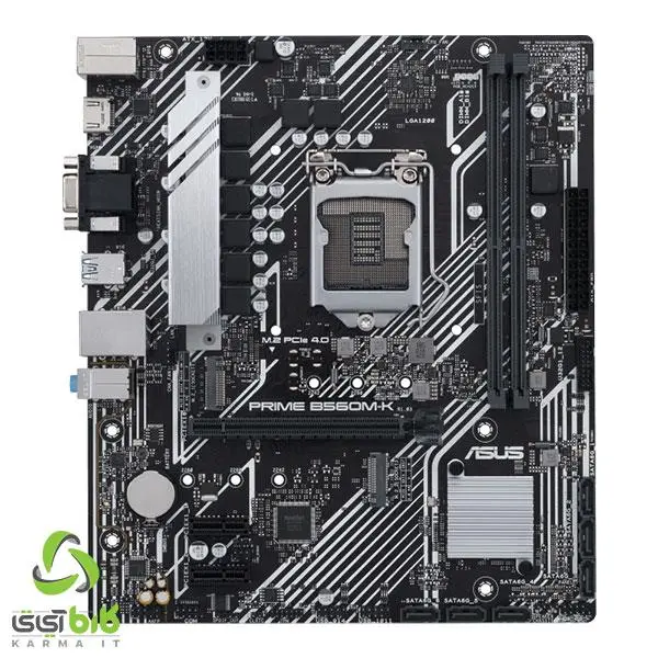 مادربرد ایسوس مدل PRIME B560M-K ASUS PRIME B560M-K LGA 1200 Motherboard - 4