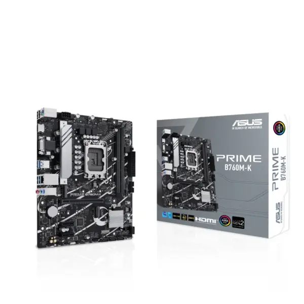مادربرد ایسوس مدل PRIME B760M-K سوکت 1700 ASUS PRIME B760M-K LGA 1700 Motherboard - 2