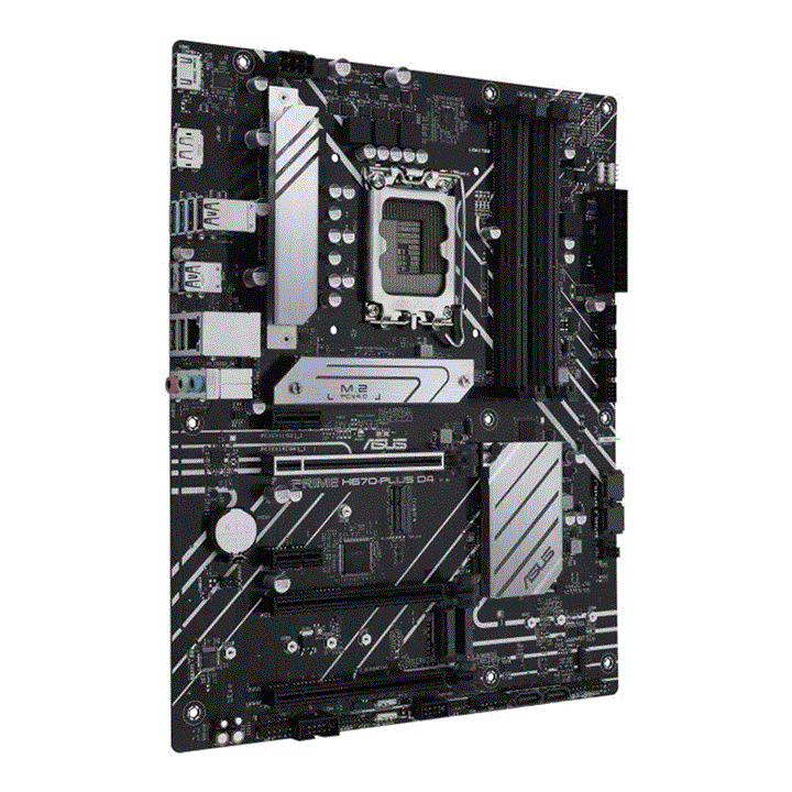 ASUS PRIME H670-PLUS D4 LGA 1700 (Intel 12th Gen) ATX Motherboard