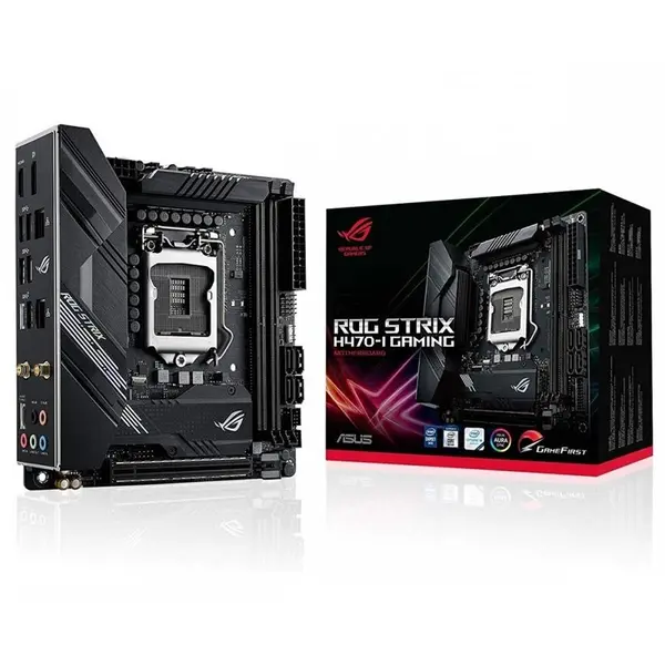 مادربرد ایسوس مدل ROG STRIX H470-I GAMING ROG STRIX H470-I GAMING WI-FI LGA 1200 Motherboard - 4