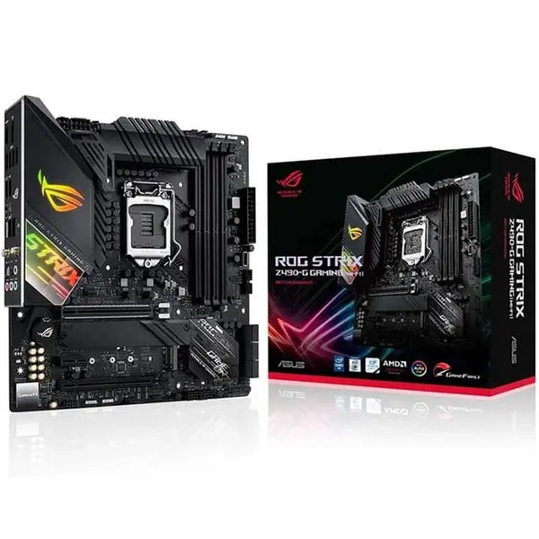 مادربرد ایسوس ROG STRIX Z490-G GAMING ASUS ROG STRIX Z490-G GAMING 10th Gen Intel LGA1200 Motherboard - 3