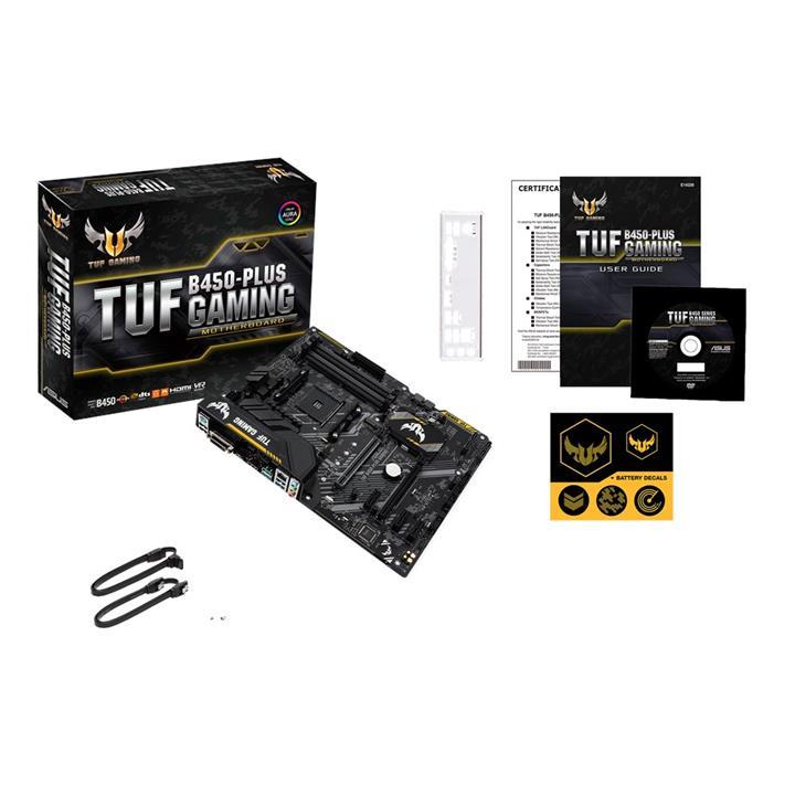 مادربرد ایسوس مدل TUF B450-PLUS GAMING ASUS TUF B450-PLUS GAMING AM4 Motherboard