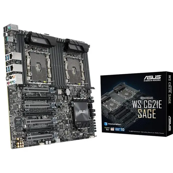 مادربرد ایسوس مدل WS C621E SAGE Asus WS C621E SAGE Motherboard - 2