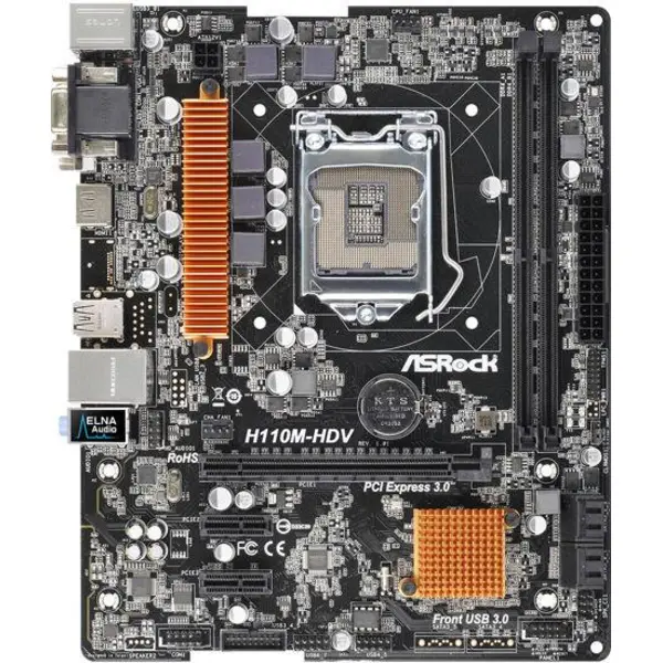 ASROCK H110M-HDV LGA 1151 Motherboard