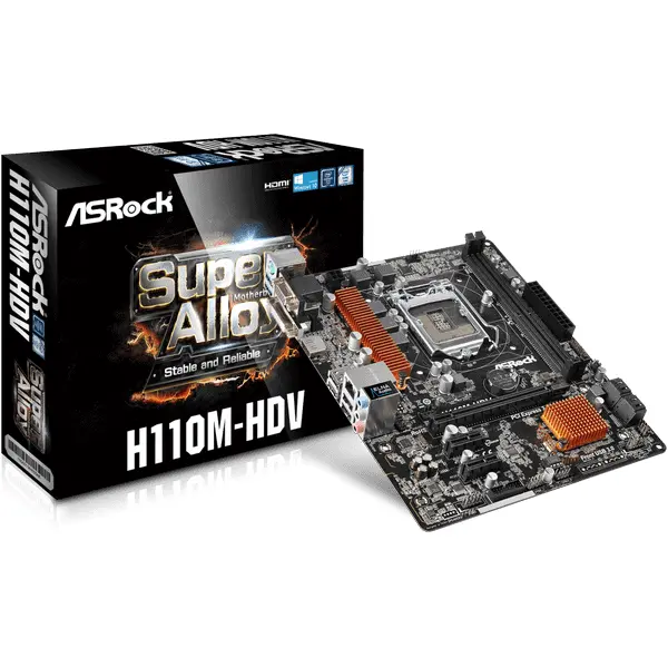 ASROCK H110M-HDV LGA 1151 Motherboard