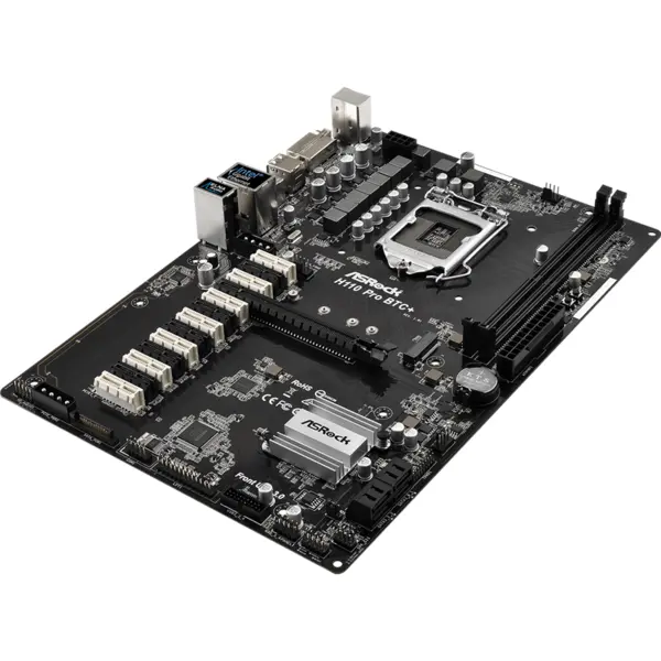 مادربرد ازراک مدل اچ 110 پرو بی تی سی پلاس ASROCK H110 Pro BTC + Motherboard