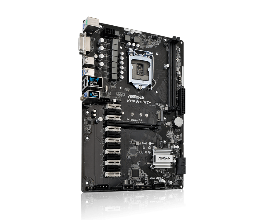 ASROCK H110 Pro BTC + Motherboard