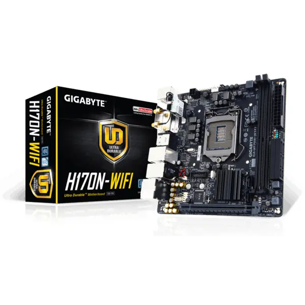 مادربرد گیگابایت مدل زد 170 ان وای فای سوکت 1151 GigaByte Z170N-WIFI LGA 1151 Motherboard - 5